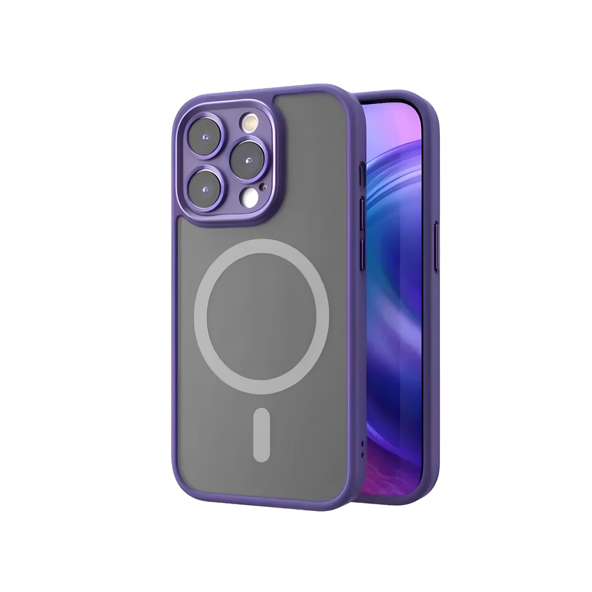 Чехол Rock для iPhone 14 Guard Magnet Full Camera /purple/